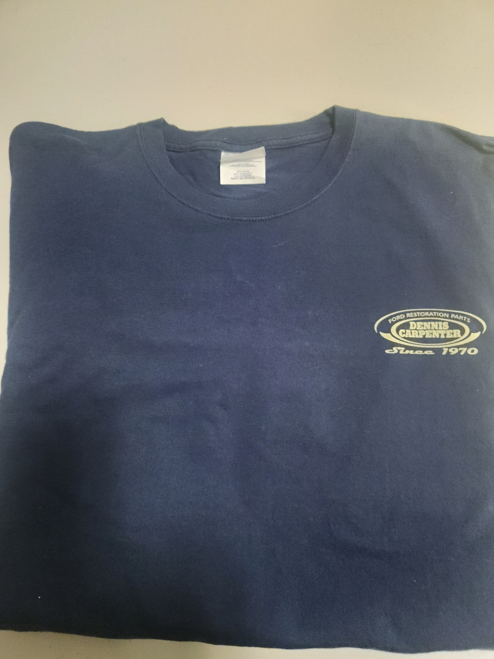 Dennis Carpenter Ford Parts Tee Shirt Navy